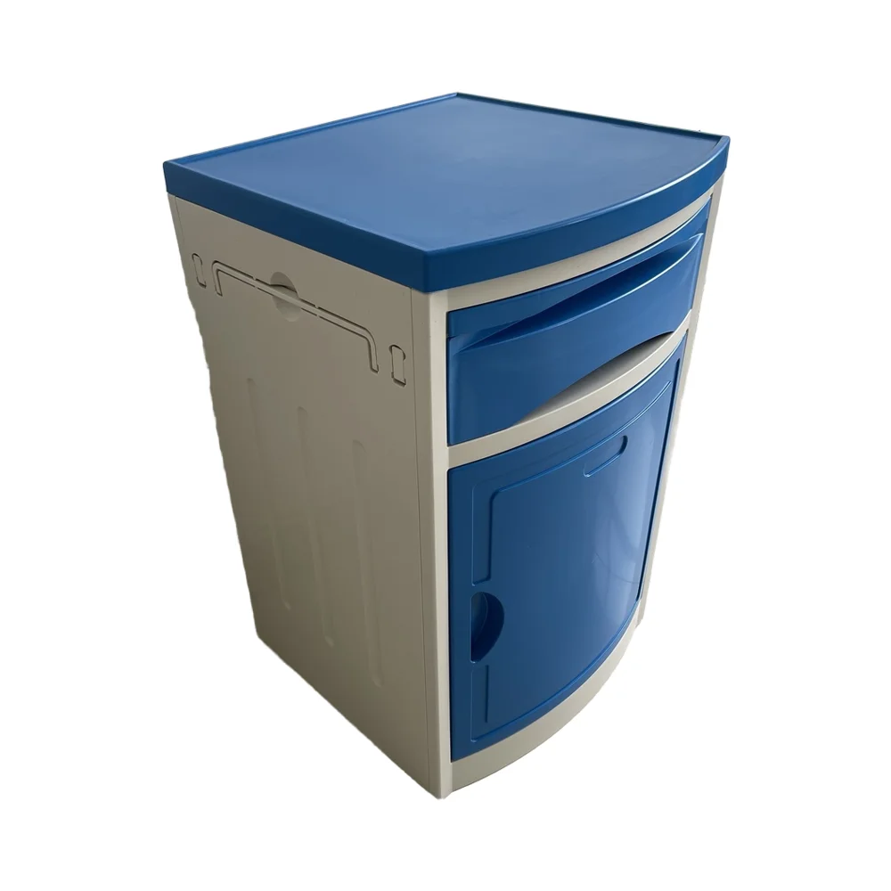 2024 Factory Direct ABS Medical Bedside Cabinets Plastic Medical Lockers Trending Products