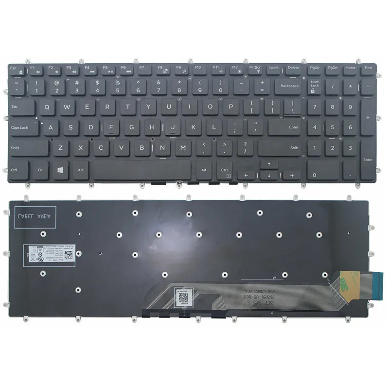 Best selling OEM/ODM laptop keyboard for Dell Inspiron 15 7566 5567 7567 5665 17-7000 series notebook keyboard