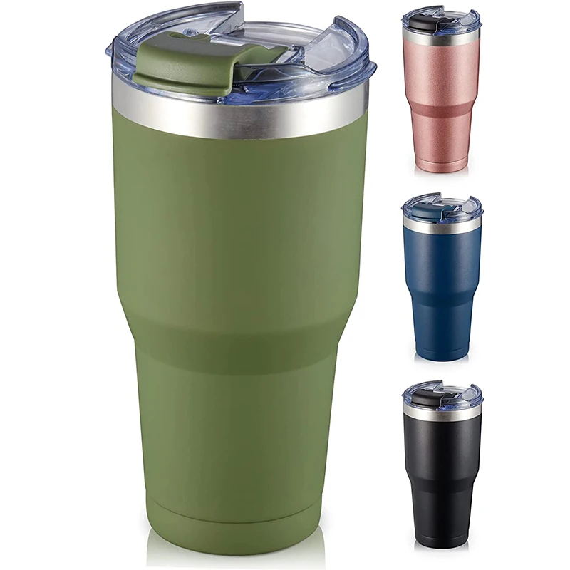 Custom Travel Black Double Wall Coffee Tumbler Cup Wholesale 20Oz Stainless Steel Tumbler Insulated Coffee Cup