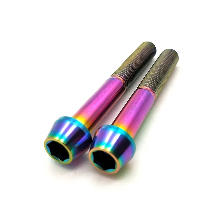 Титановые радужные болты m6 для велосипеда