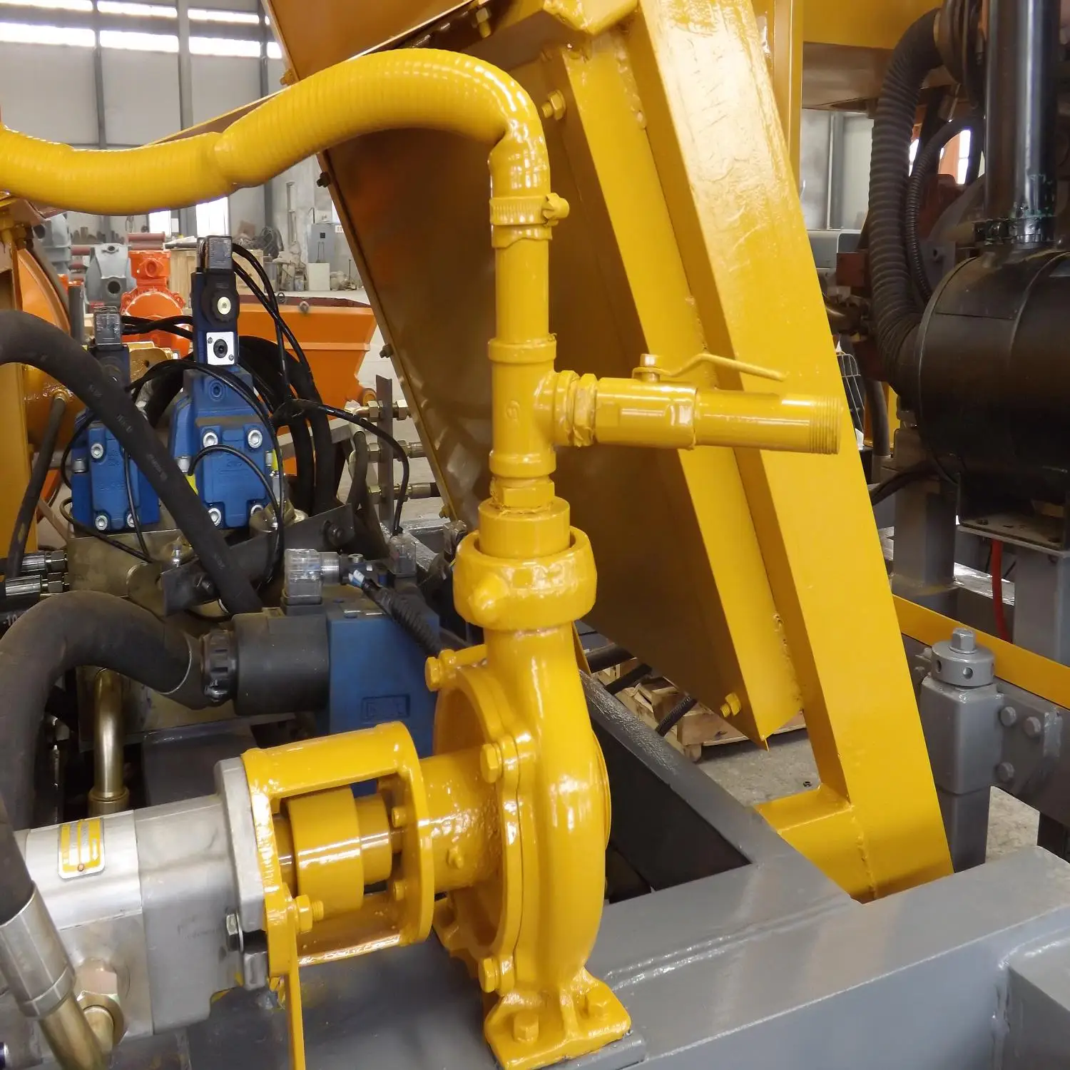 2020 Trailer Mounted Concrete Mixing Pump With Electric&Diesel Motor Mobile Ready Concrete Mixer with Pump Portable