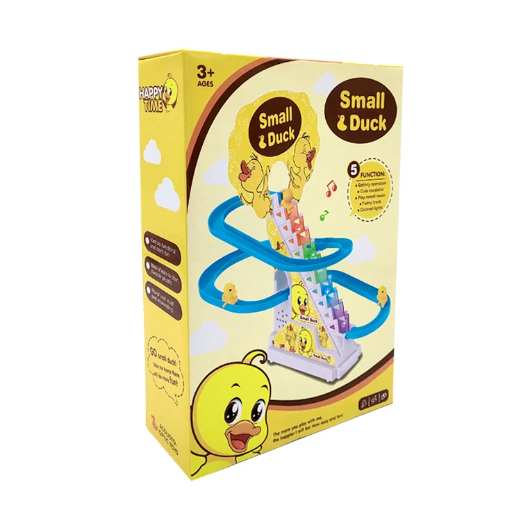 Factory Wholesale Kids Plastic Penguin Slide Climbing Duck Track Slot Toy Intellectual Games Lights And Music Other Toys