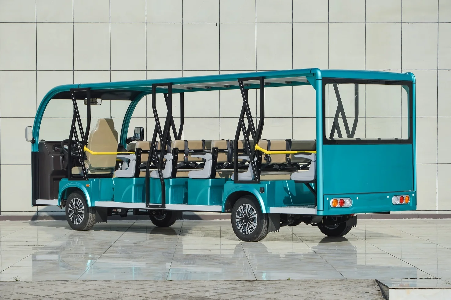 New model 23 seats Electric Tourist Bus Shuttle Bus