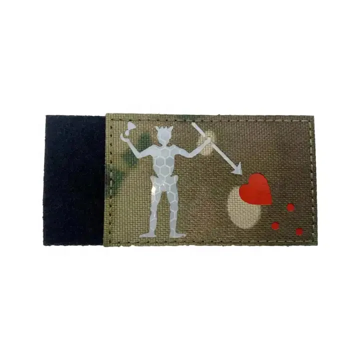 High quality reflective patch Iron On Patches For Clothing