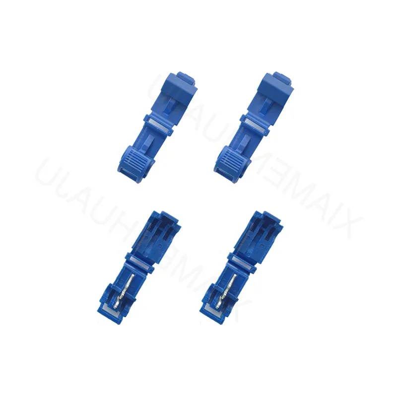 Синий стабильный надежный изоляционный соединитель проводов A.W.G 22-18 0,5-0, 5 мм2 для коннектора провода, соединители проводов с защелкой