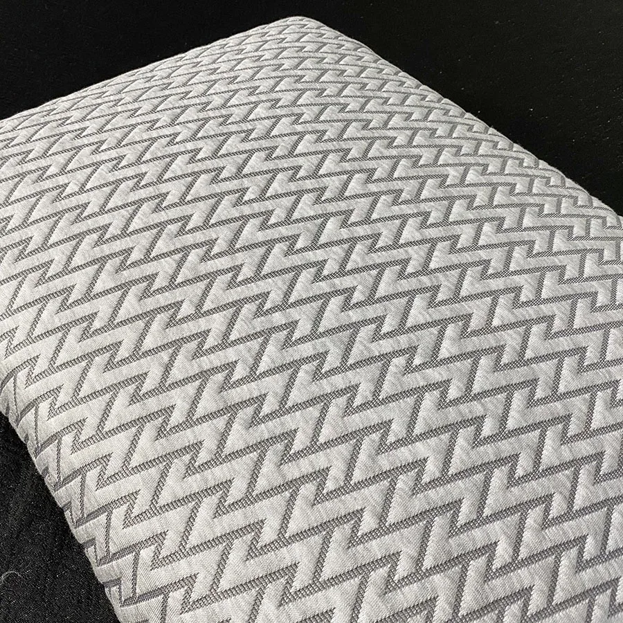2022 New Style Knitted Mattress Ticking Fabric With Hemp Grey For Home Textile