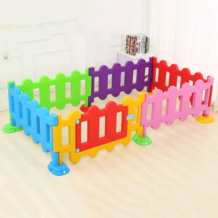 BPA and Lead Free kids play fence area Safety Lock Swinging Hinged Doors toddler fence Adjustable Size shape child fence
