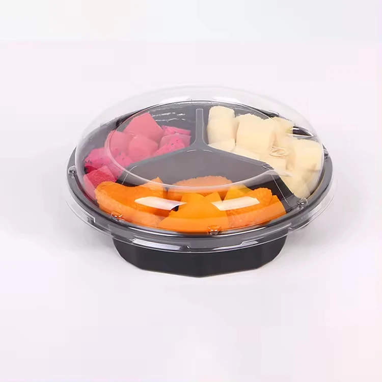 Best Seller Plastic Disposable Lunch Box Plastic Snack Cake Packing Box Plastic Food Packing Box With Food