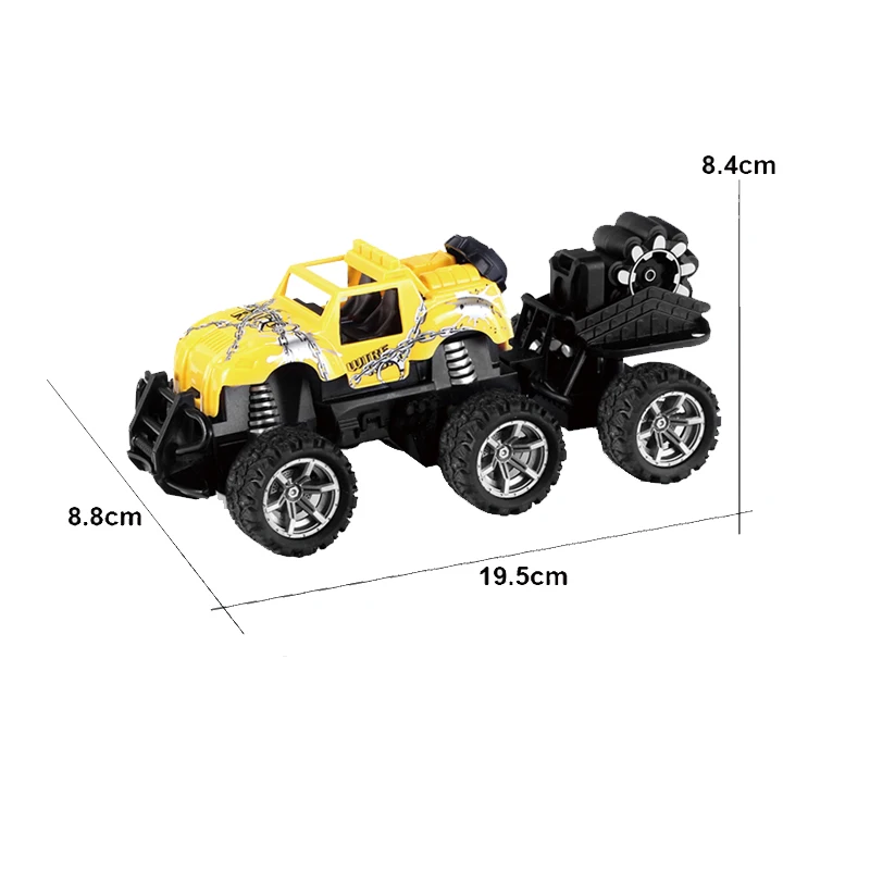 Water Bomb Sideway Tracked Tank 2.4G Gravity Remote Control Vehicle New Design RC Tank Toy With Light & Music