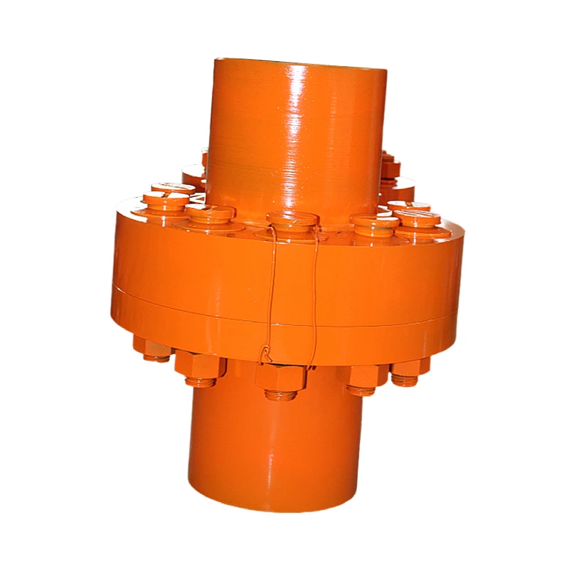 Manufacture Aluminum alloy  HL Pin bush coupling elastic pin shaft flange coupling for middle or high power machine