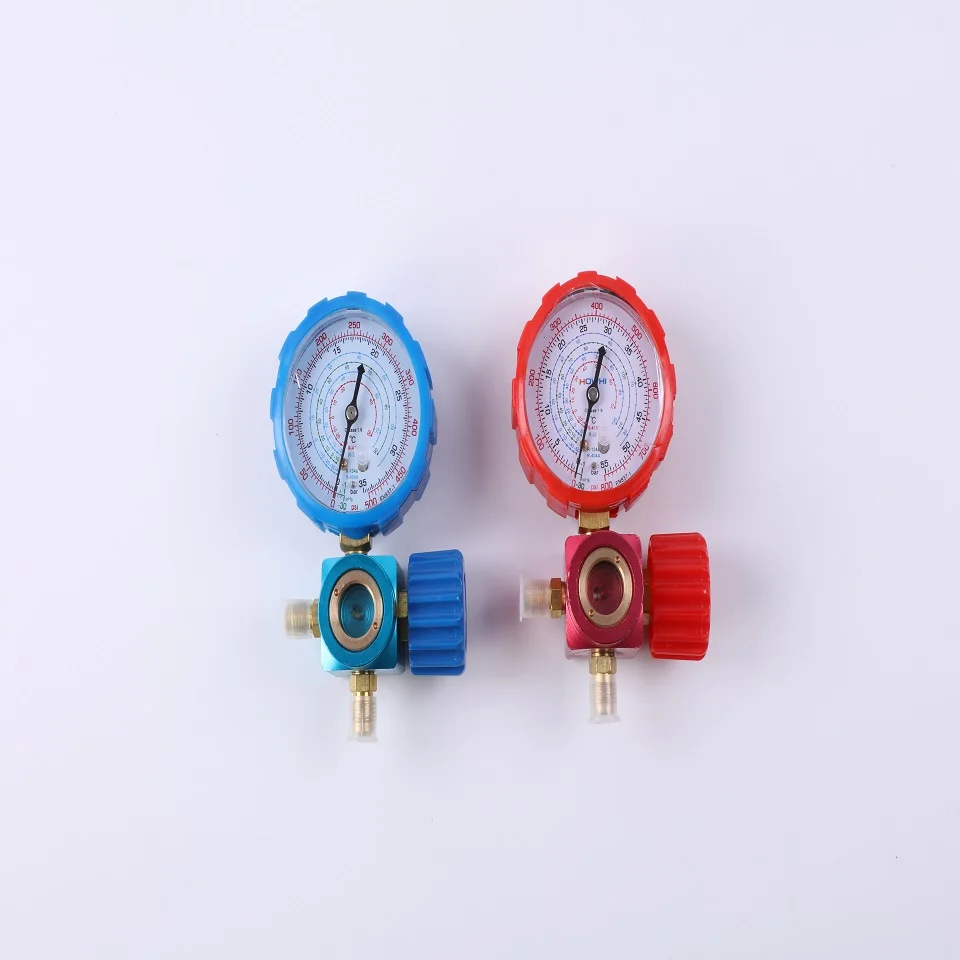 Single Digital Manifold Gauge Valve for Low & High Pressure for Refrigerant R134A/R22/R404A/R406A