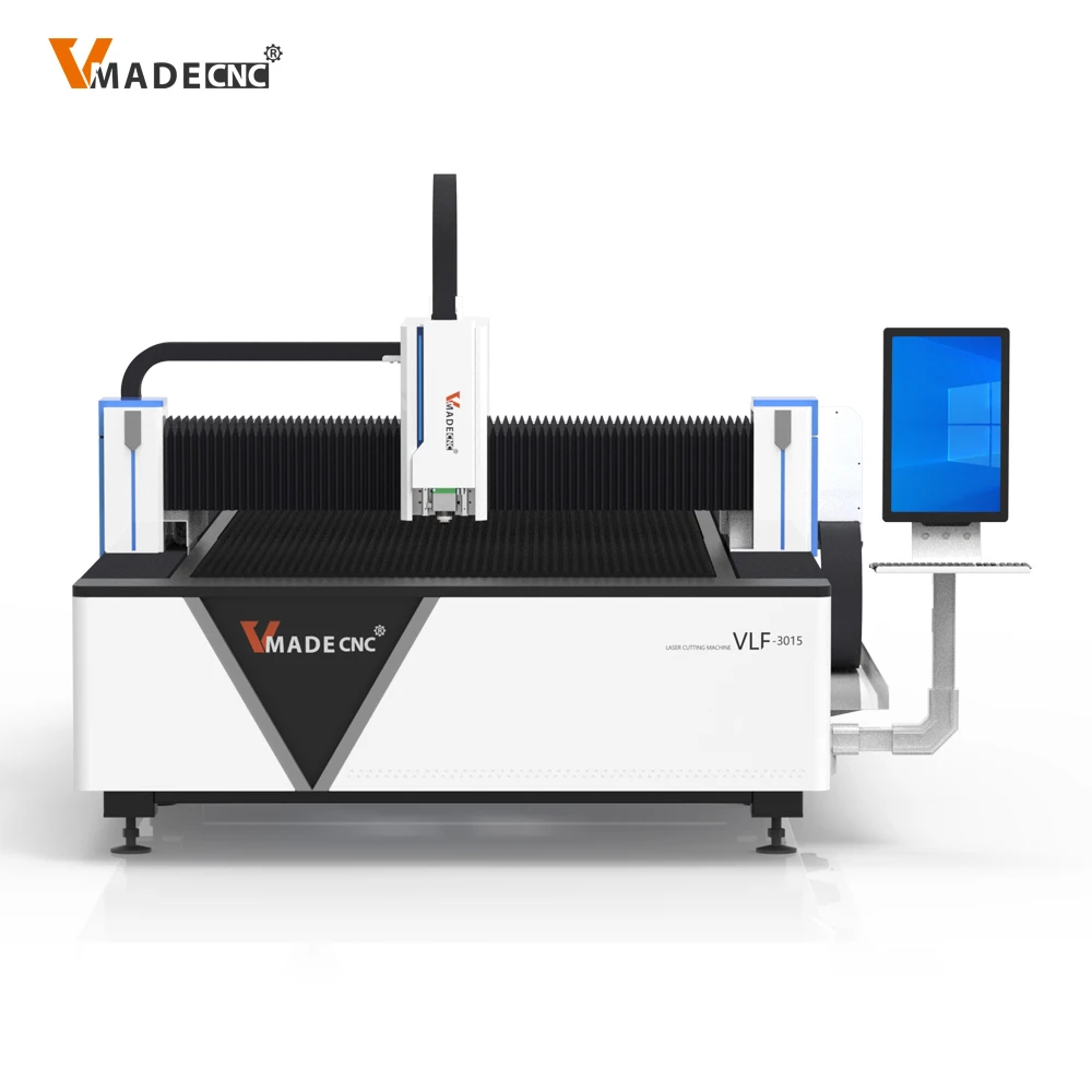 Automatic CNC Metal Laser Cutting Machine 1500W 3000w Aluminum Steel Fiber Laser Cutting Machine Spare Parts