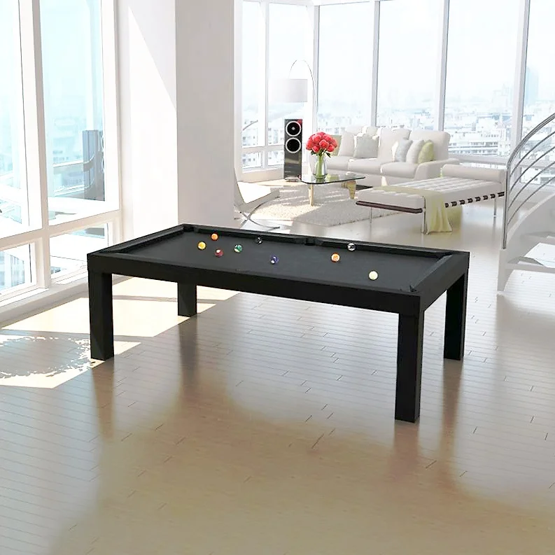 Home Living Room Use Dining Pool Table Multi Functional Dining Pool Table 7ft 8ft For Sale