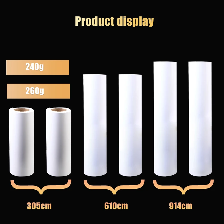 Hot sale 240 260 gsm RC lucky high glossy stain  lucky RC high glossy roll photo paper
