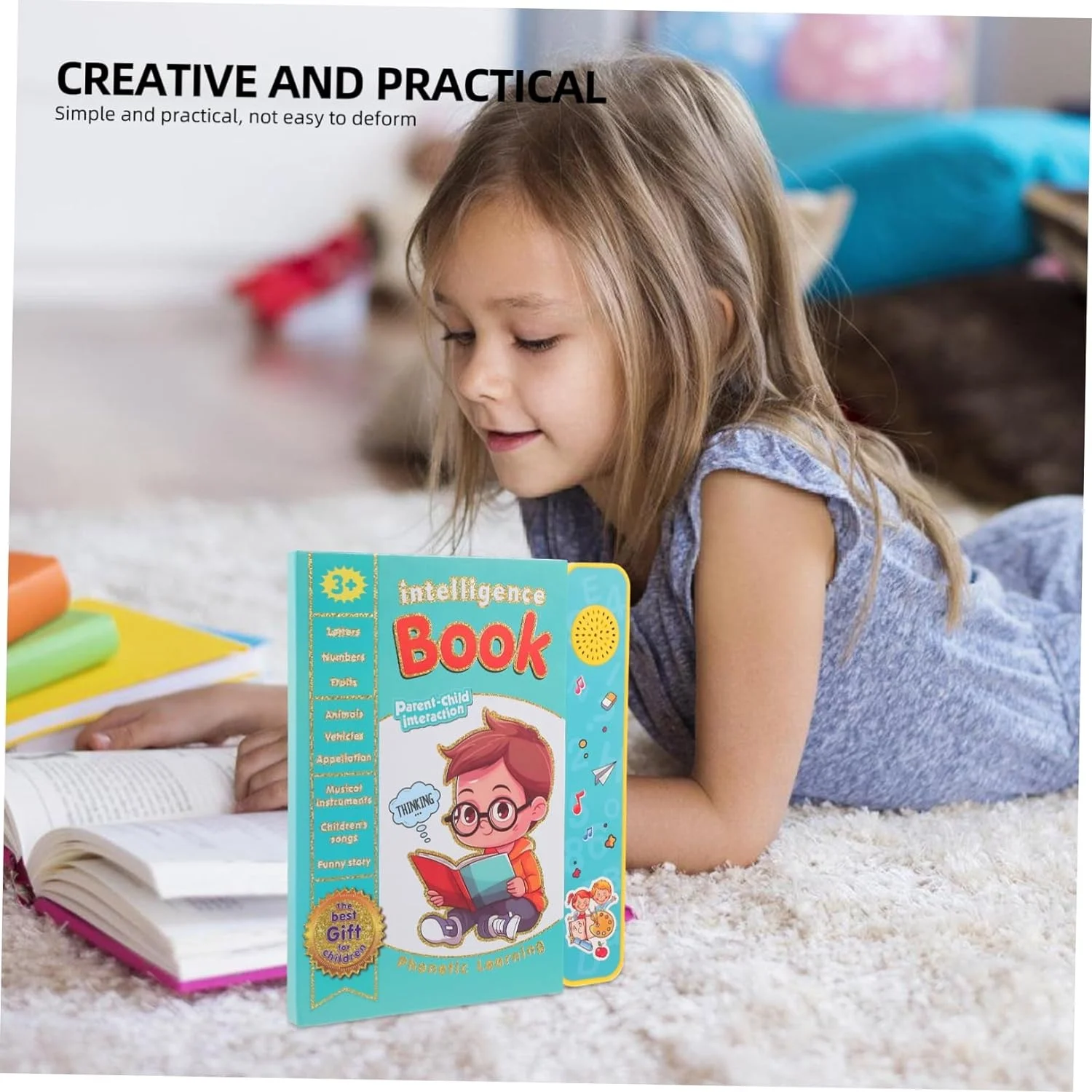 Point English Book for Educational Electric Book in English Electronic Alphabet Toy English Language Sound Book