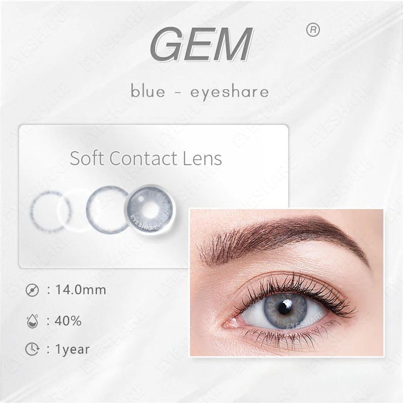 EYESHARE Colored Contact Lenses for Eyes Fashion Galaxy Series Colored Lens Yearly Eye Color Lens Beautiful Pupil Cosmetic Lens