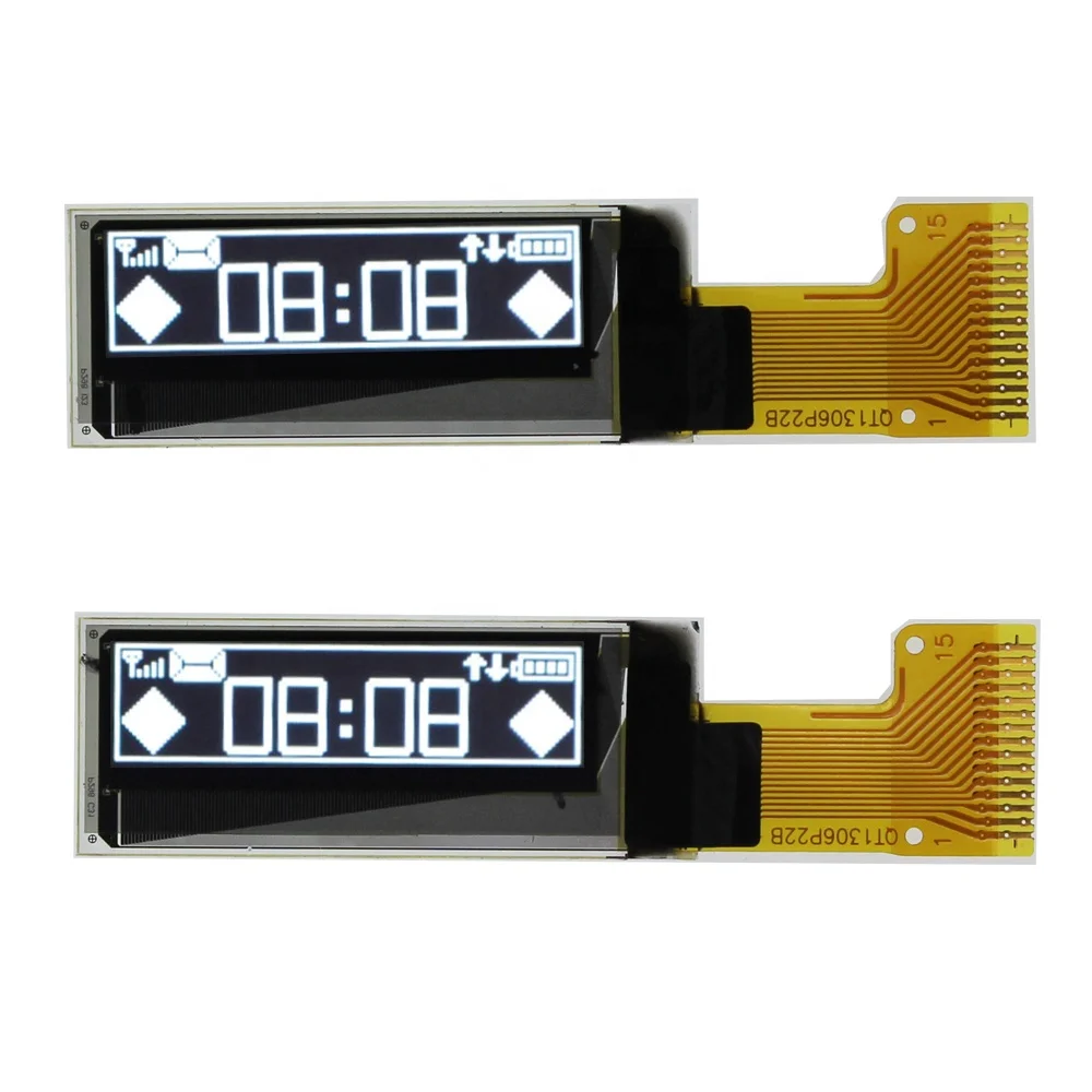 0,91 дюймовый 15pin SPI белый ssd1306 128X32 точечный матричный OLED экран
