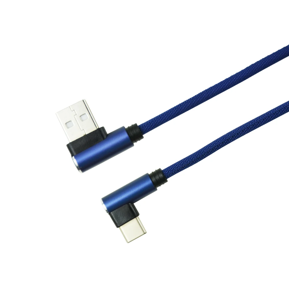 
SIPU Right angle fast charging 90 degree micro usb data charger cable for android 