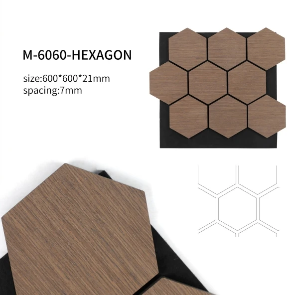 600*600mm MDF Acoustic Panels Meeting Room Soundproof Panels High Quality for 21mm Thick Sound Insulation Wall Panels for Office