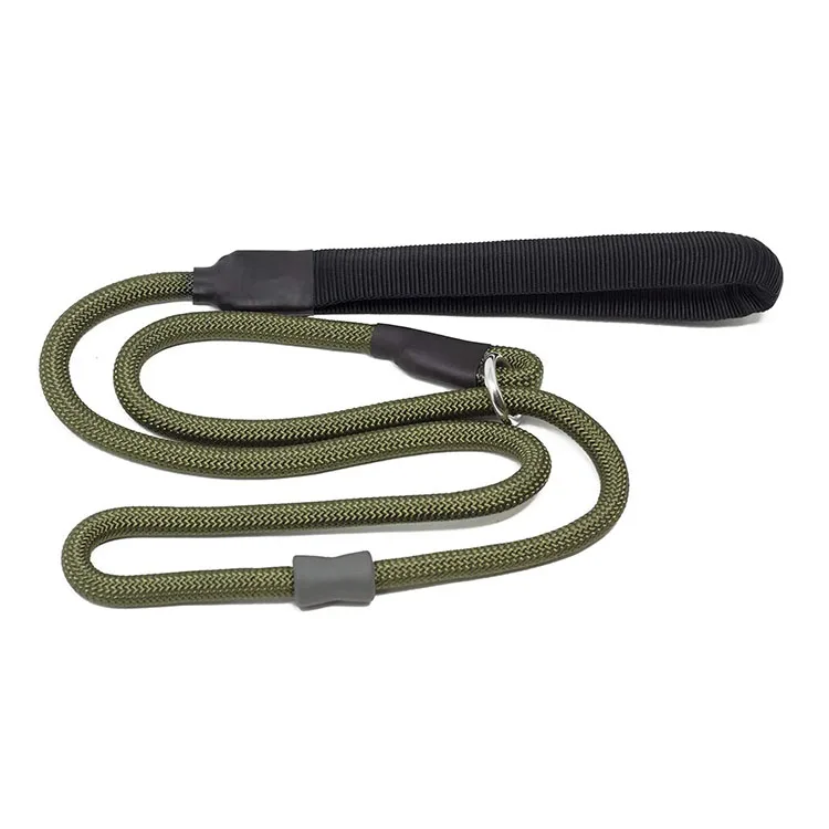 Top Quality custom pet P chock lead slip leash dog training  rope dog leash
