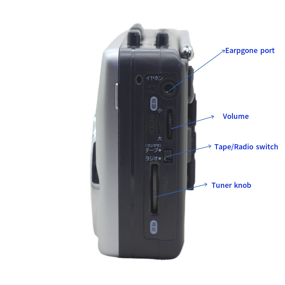 China High Quality Hot Selling Vintage Cassette Recorder Player Am Fm Usb Portable Recorder Radio Walkman