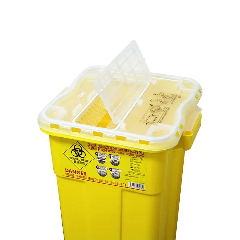 Large Volume 40 Liter sharp containers box Hospital Use 40L Sharp Containers