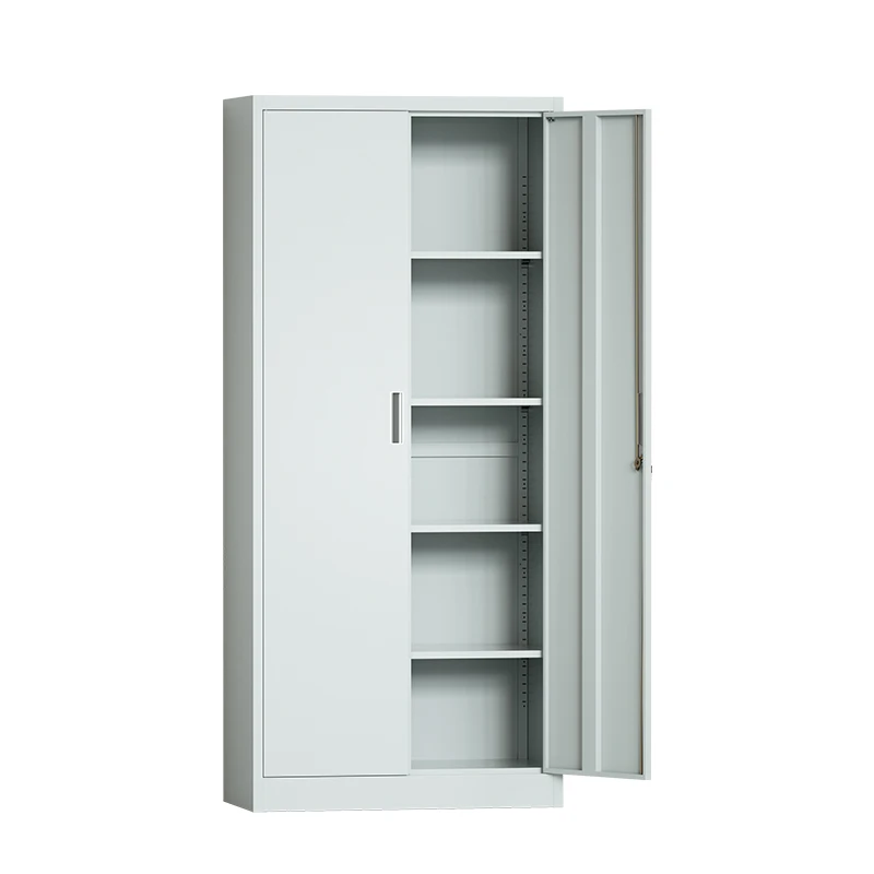 2 Door Steel Filing Cabinet Office Metal Cupboard Iron Office Metal Storage Cabinet Steel Office Cabinet with 4 shelves