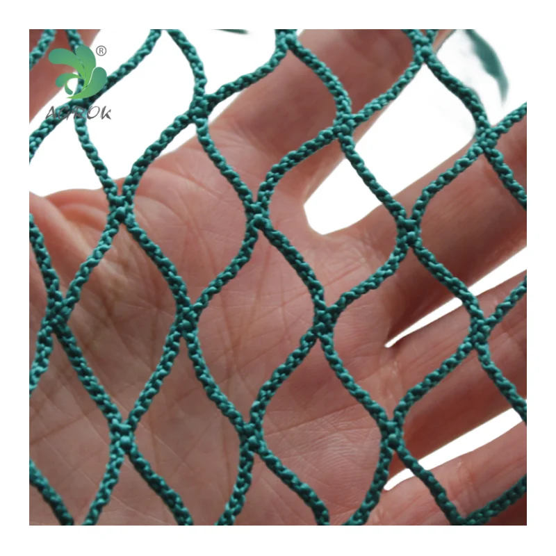 AGROK Hard Braided Strong Multifilament Knotless Raschel Net Fish Cage Net