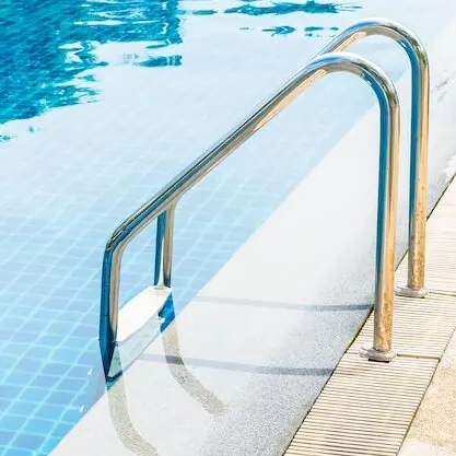 BONNY Piscina Above Ground Swimming Pool 3-Step Heavy Duty Ladder Steps Swimming Pool Steel Ladder Steps escaleras above ground