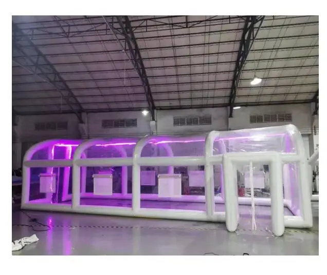 Factory price Custom Inflatable LED lighting tent/ transparent inflatable house/ pool cover Inflatable party tent for sale