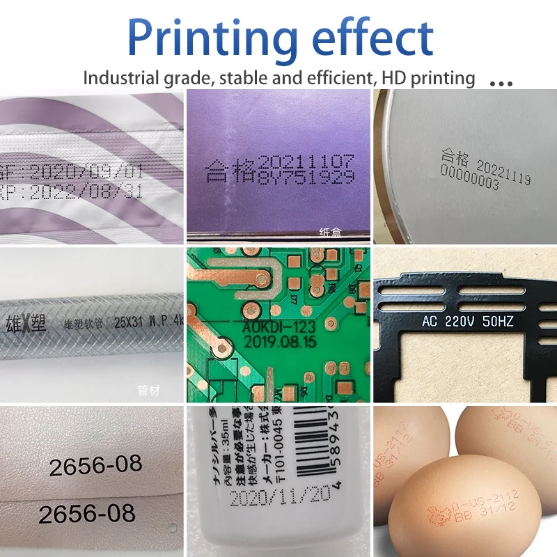 AOKDI 42ML Solvent ink HP 12.7mm date printing, high-definition, no ink drop   Black Ink Cartridge for Used in fast dry Printer