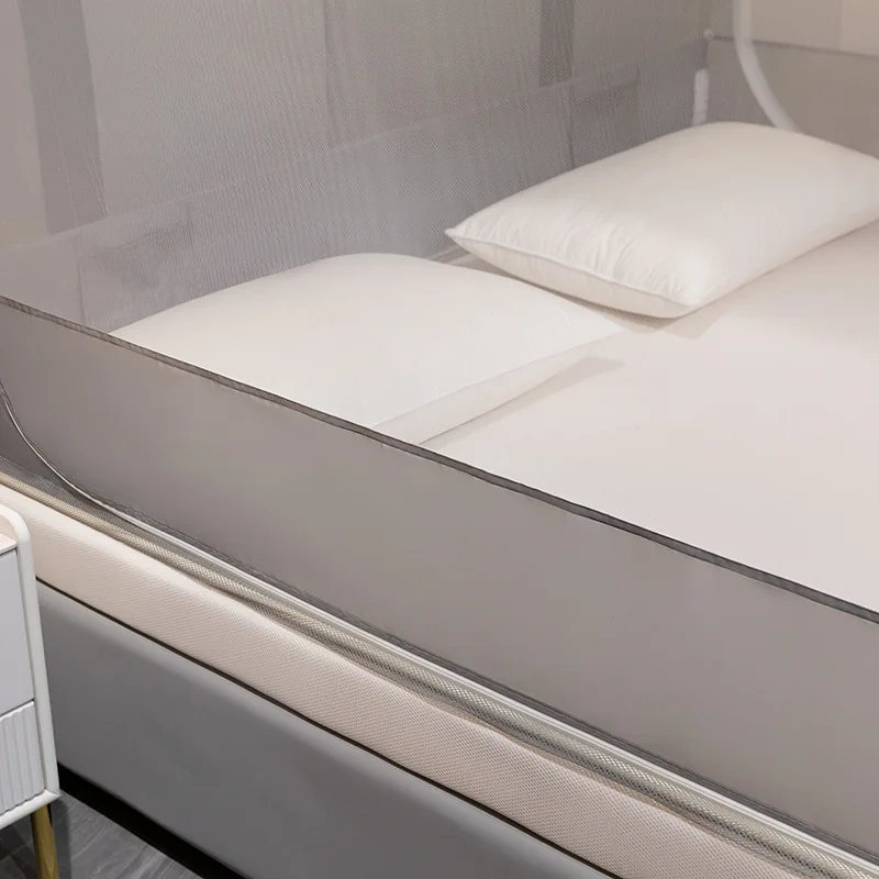 Wholesale Three Door Quadrate Mosquiteros Bed Honeycomb Densed Net Sleeping Shading Integrated Mosquito Net for Indoor
