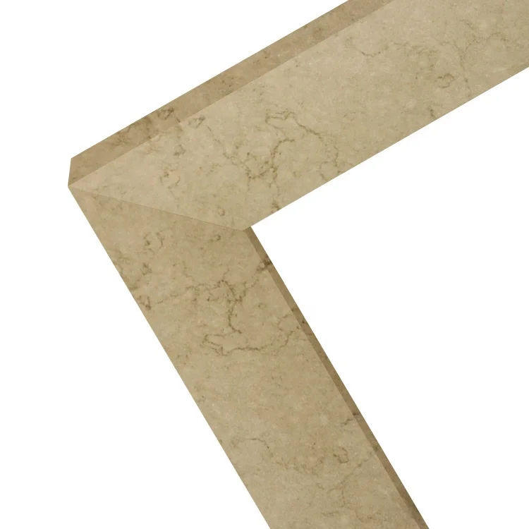 2024 Hot Sale Rustic Solid 3D Wood Framed Wall Hanging Vanity Bathroom Mirror