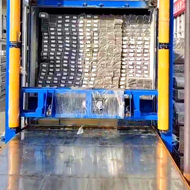 Hot sell new innovative design smart container lifting and unloading ramp system for loading steel/wood/panel