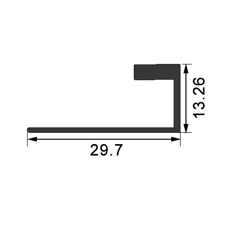 Производитель Гуанчжоу анодированная отделка окантовки для отделки