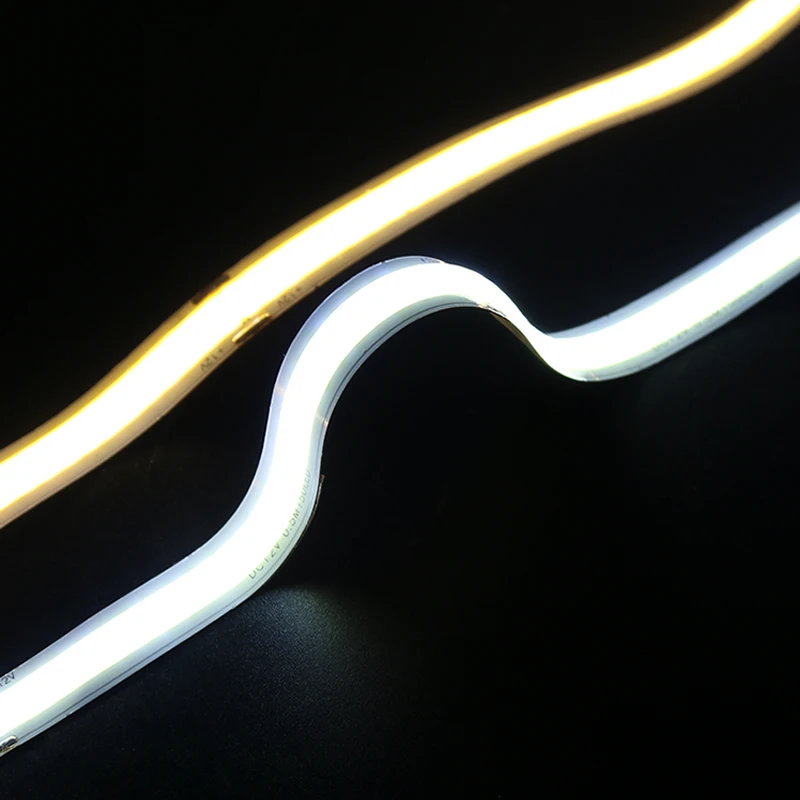 
High Lumen IP20 65 68 Flexible COB Strip Light 12 24V 5050 60P 14 4W PINK GREEN Quantity Luminous RED BLUE Body Lamp Copper OEM 