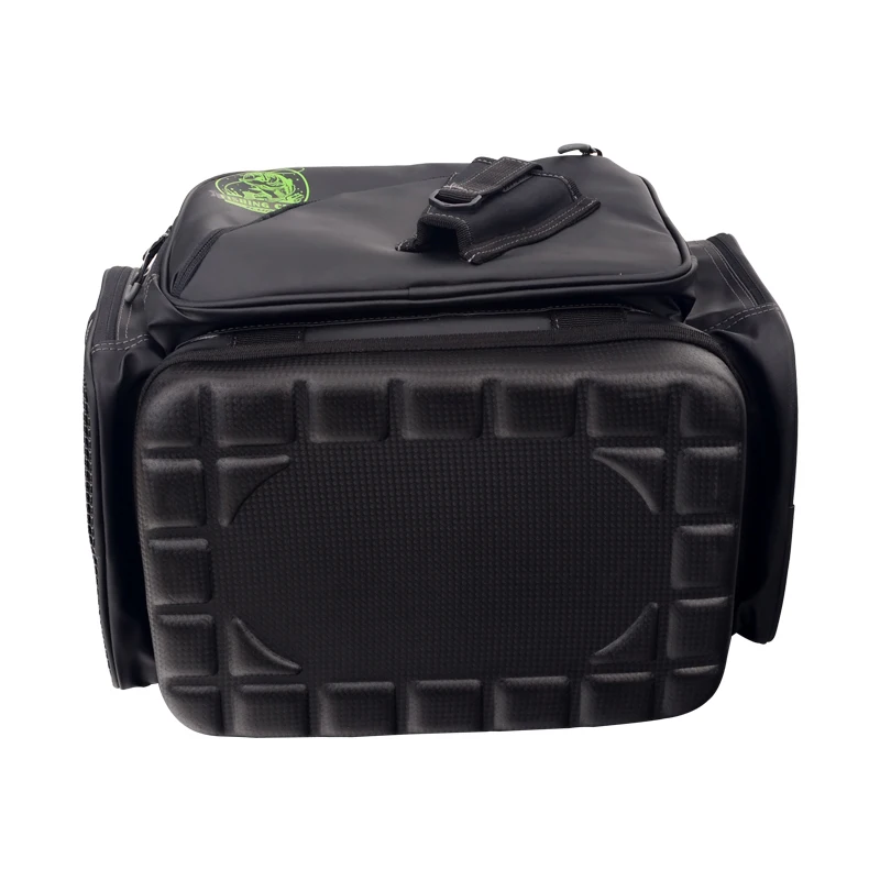 iLure High Quality MA-050 Black Waterproof Large Capacity Tackle Storage Spool Angling Equipment Bags