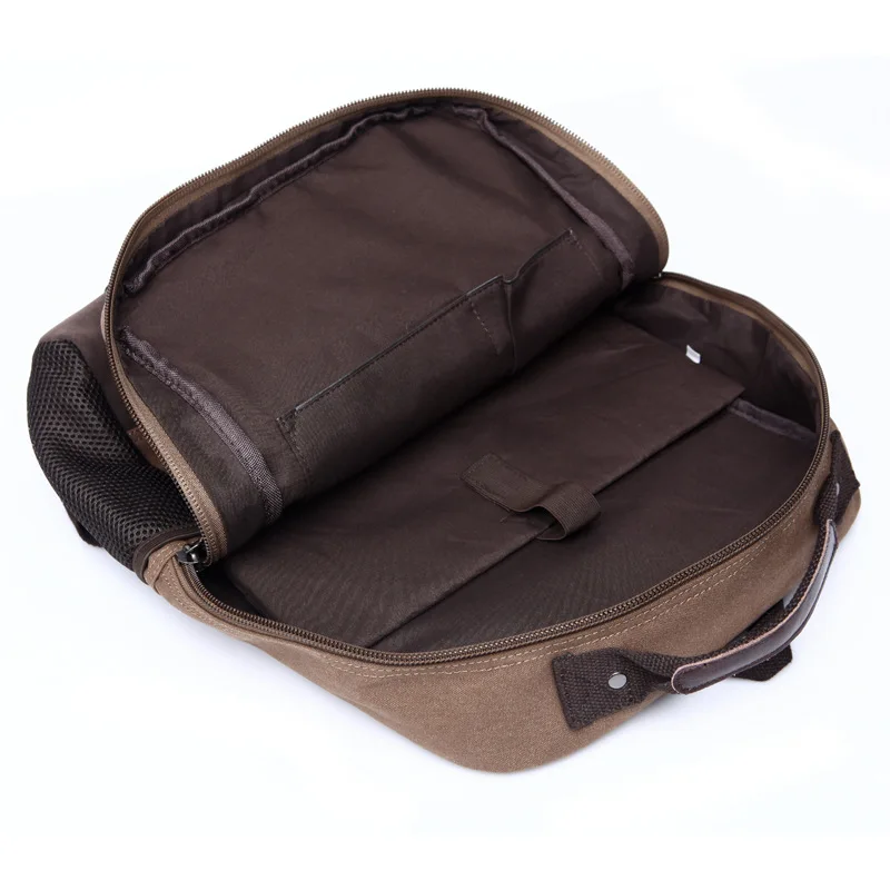 Korea Style Leisure Backpack Multi Layer Backpack For Men Fashionable Laptop Bag