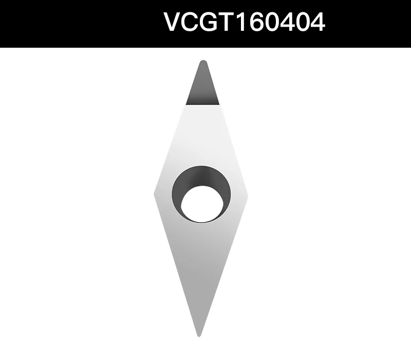 Qiye diamond Insert PCD VCGT series PCD router bits set CNC cutting tools for aluminum copper