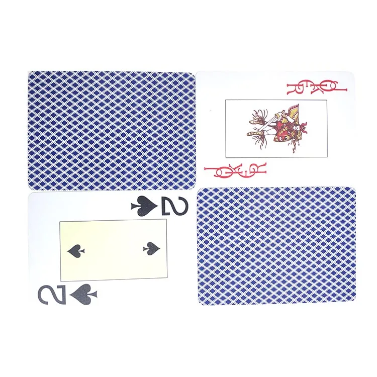 Custom high quality waterproof PVC playing card 100% plastic poker cards