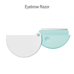 Rounded lovely eyebrow razor shaver portable eyebrows remover trimmer for women