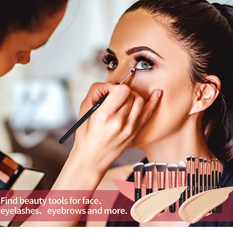 Custom Logo High Quality Make Up Brushes Wholesale Wood Fashionable Colorful Makeup Brush Set Wholesale