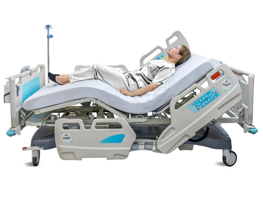 
Hospital ICU medical adjustable electric hospital bed 