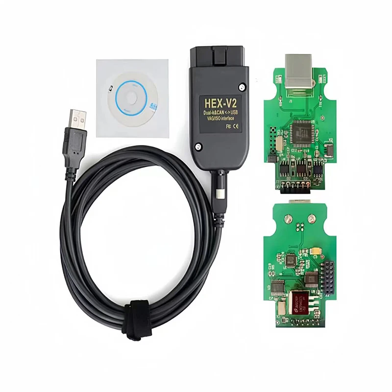 HEX-V2 кабель USB автомобильный считыватель кодов Диагностика поддерживает несколько языков работает Audi/VW другое оборудование для ремонта кузова