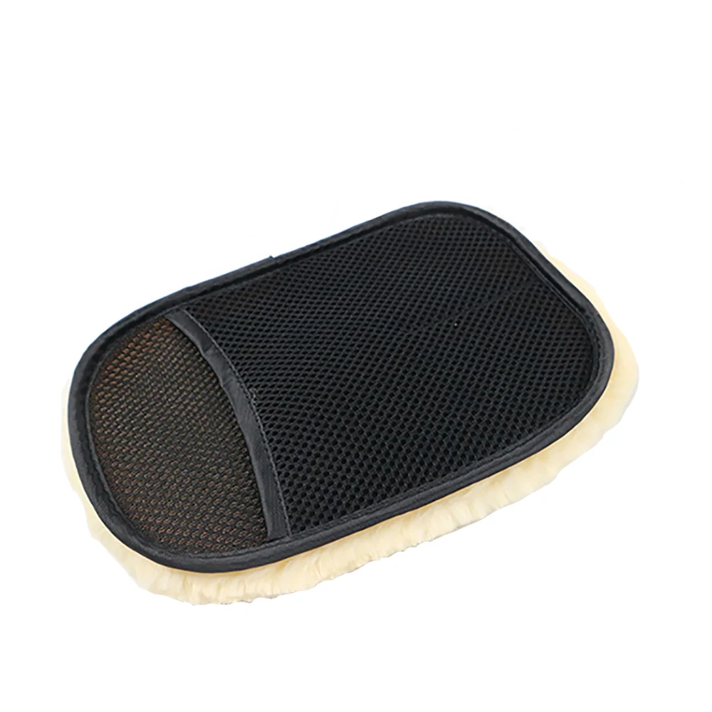 Tiikeri High Quality Sheepskin Wash Mitt Scratch Free Car