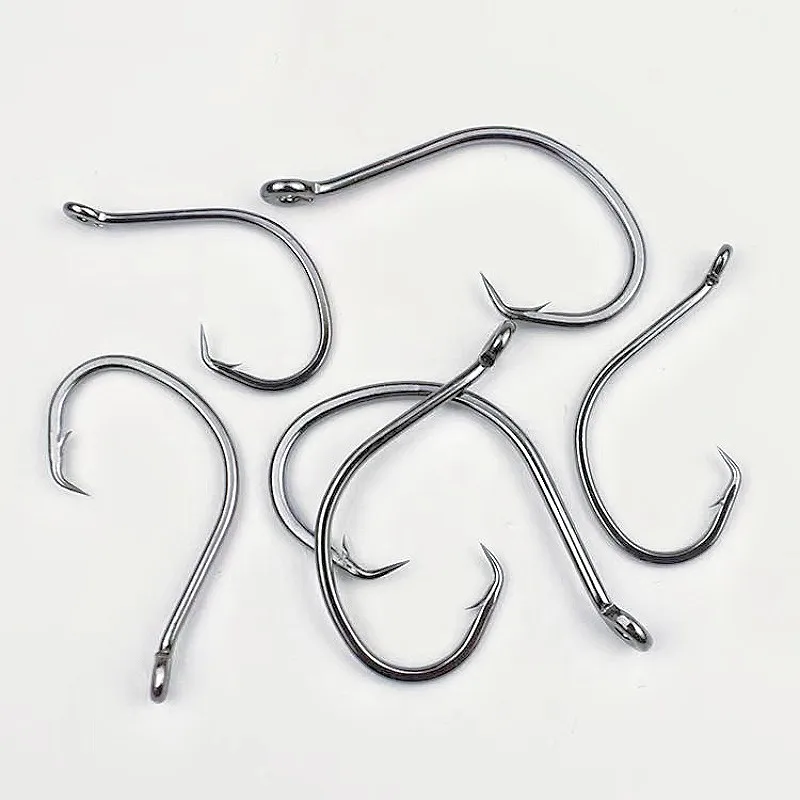 High Strength Stainless Steel Tuna Fishing Hook Heavy Duty Swordfish Shark Jigging Hook