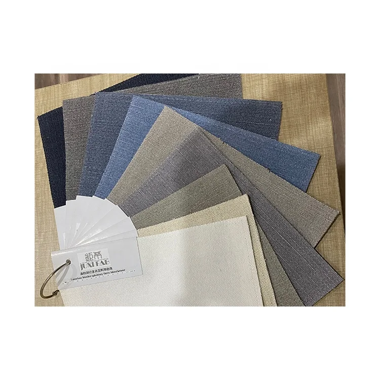 Market Trend Check Woven Sofa Fabric Fabric Linen Cotton Dobby Knitted Fabric