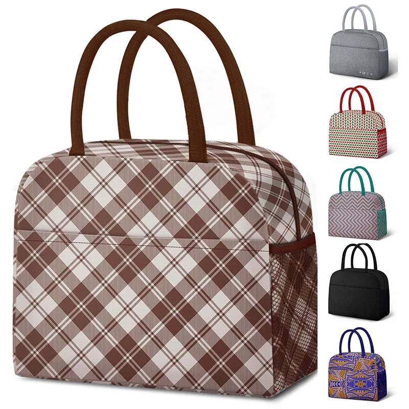 Custom Logo Promotional Reusable Portable Ice Pizza Food, Delivery Thermal Insulation Lunch Cooler Bags/