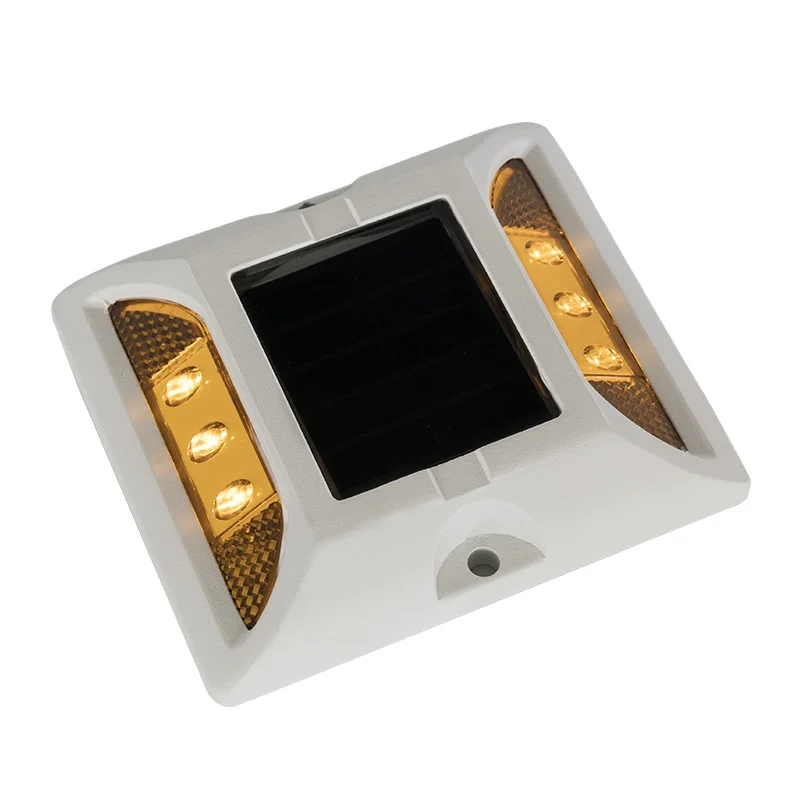 button amber bulk tachas 6 led roadway warning led raised en europe china green 2 side power road marker solar pavement marker