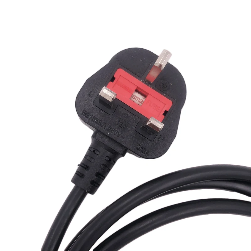 BS1363 type G plug to IEC C13 connector UK kettle lead